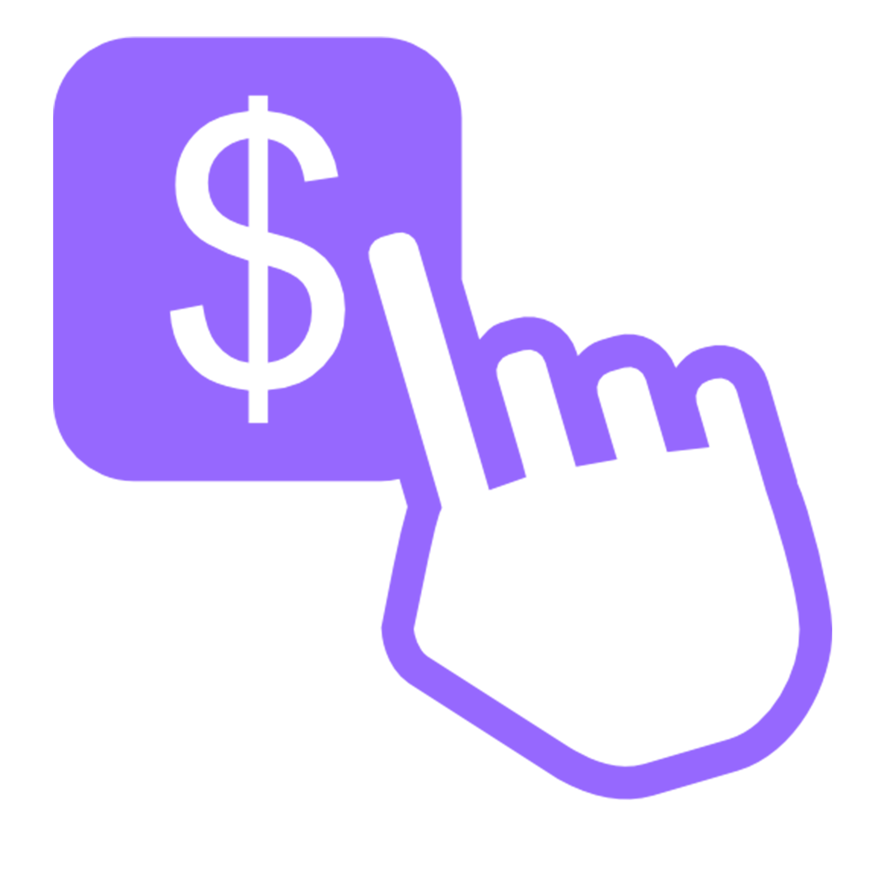 Purple pay per click (PPC) web icon for award winning digital marketing agency